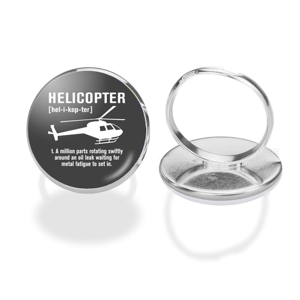 Helicopter [Noun] Designed Rings