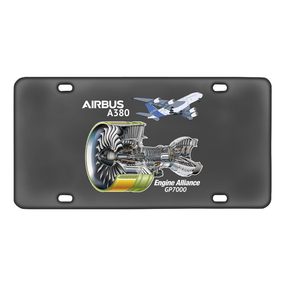 Airbus A380 & GP7000 Engine Designed Metal (License) Plates