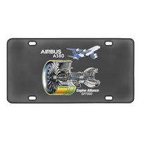 Thumbnail for Airbus A380 & GP7000 Engine Designed Metal (License) Plates