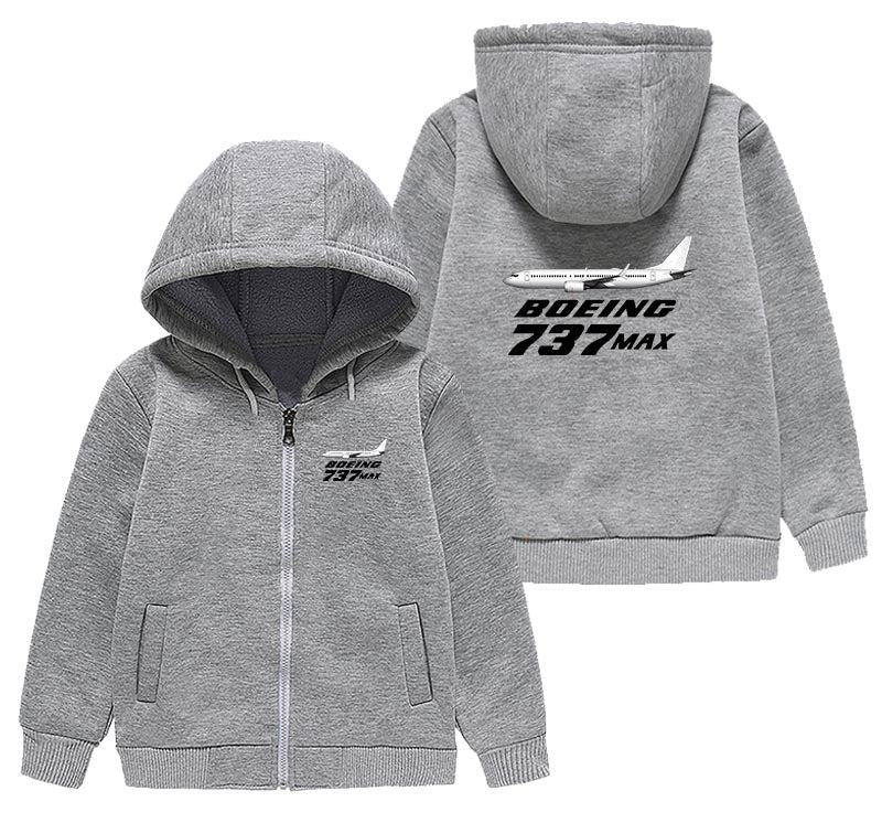The Boeing 737Max Designed "CHILDREN" Zipped Hoodies