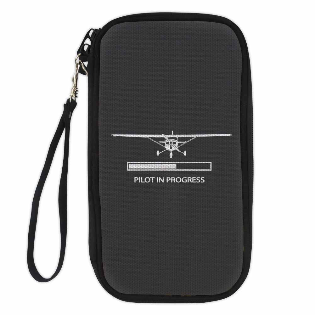 Pilot In Progress (Cessna) Designed Travel Cases & Wallets