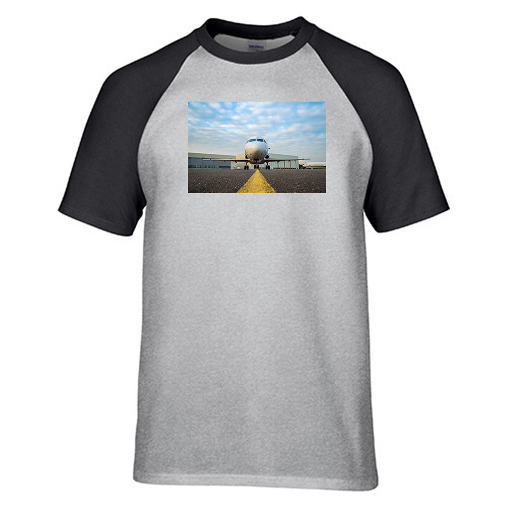 Face to Face with Beautiful Jet Designed Raglan T-Shirts