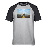 Thumbnail for Face to Face with Beautiful Jet Designed Raglan T-Shirts