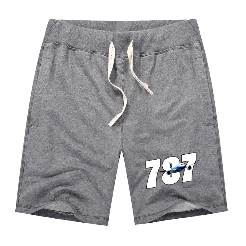 Super Boeing 787 Designed Cotton Shorts
