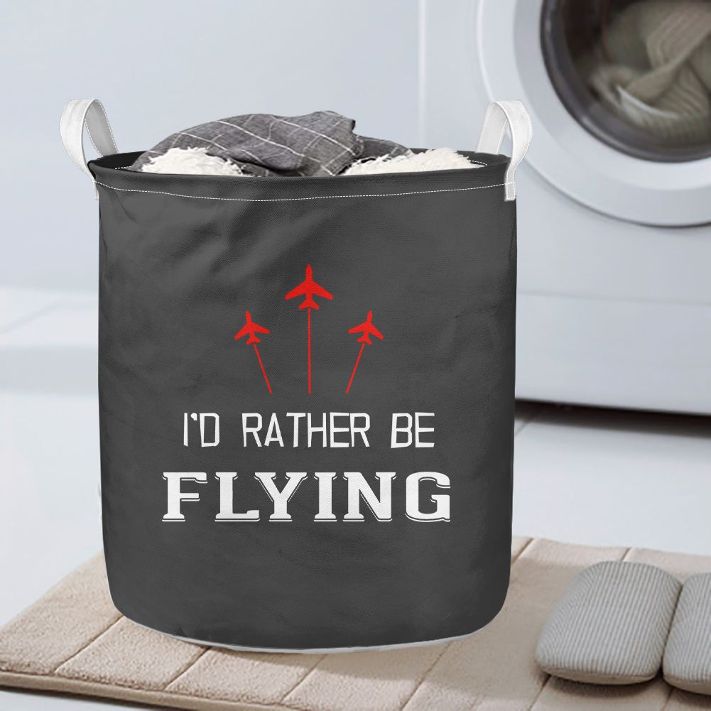 I'D Rather Be Flying Designed Laundry Baskets
