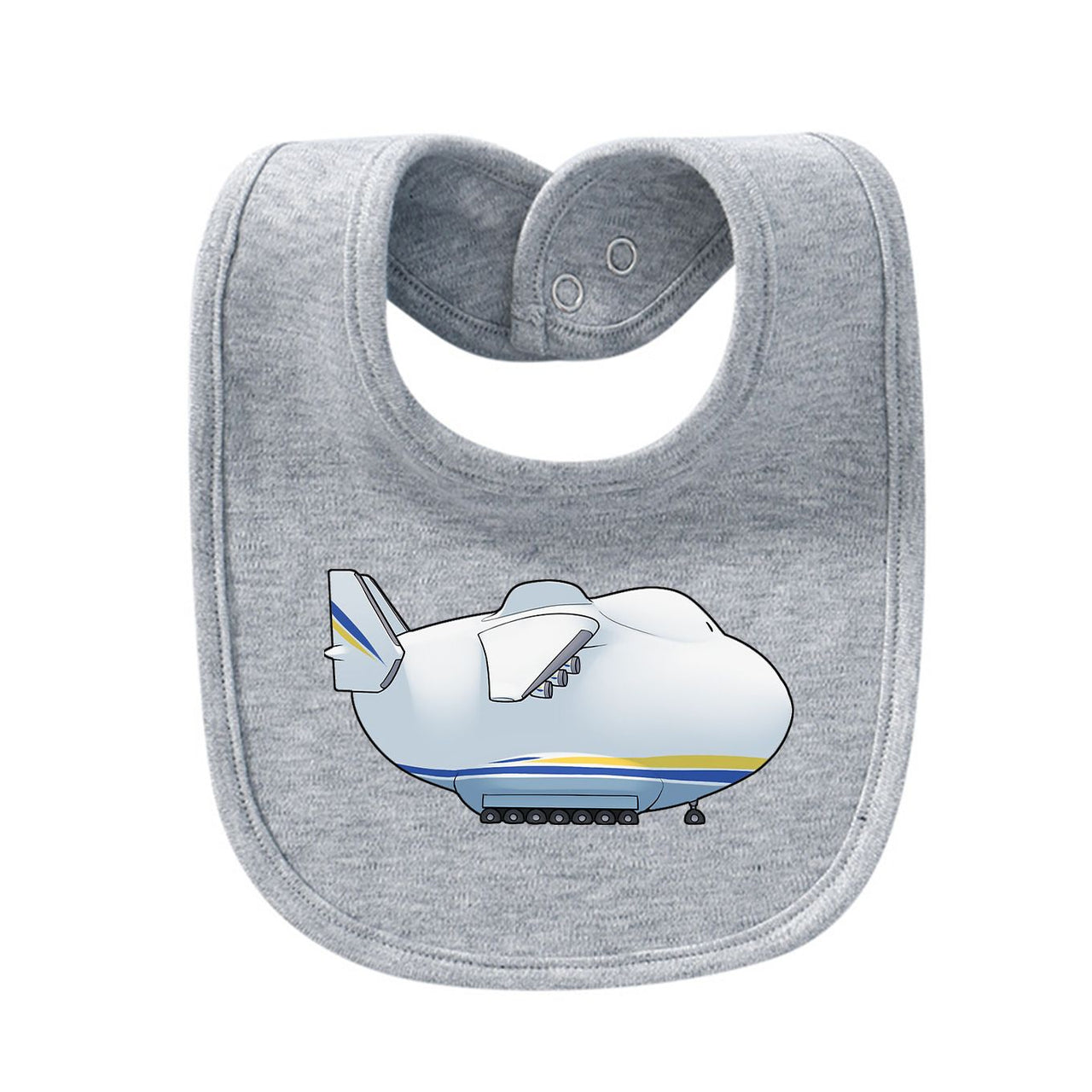 Antonov 225 Side Profile Designed Baby Saliva & Feeding Towels