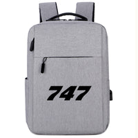 Thumbnail for 747 Flat Text Designed Super Travel Bags