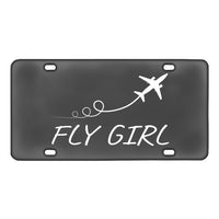 Thumbnail for Just Fly It & Fly Girl Designed Metal (License) Plates