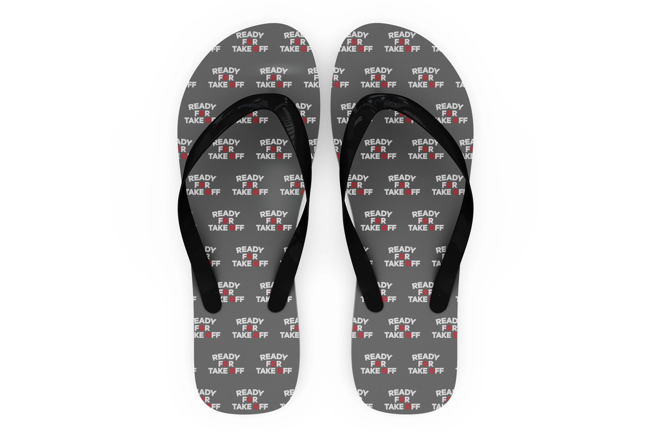 Ready For Takeoff Designed Slippers (Flip Flops)