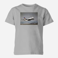 Thumbnail for Departing Lufthansa A380 Designed Children T-Shirts