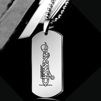 Thumbnail for Special Cessna Text Designed Metal Necklaces