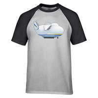 Thumbnail for Antonov 225 Side Profile Designed Raglan T-Shirts