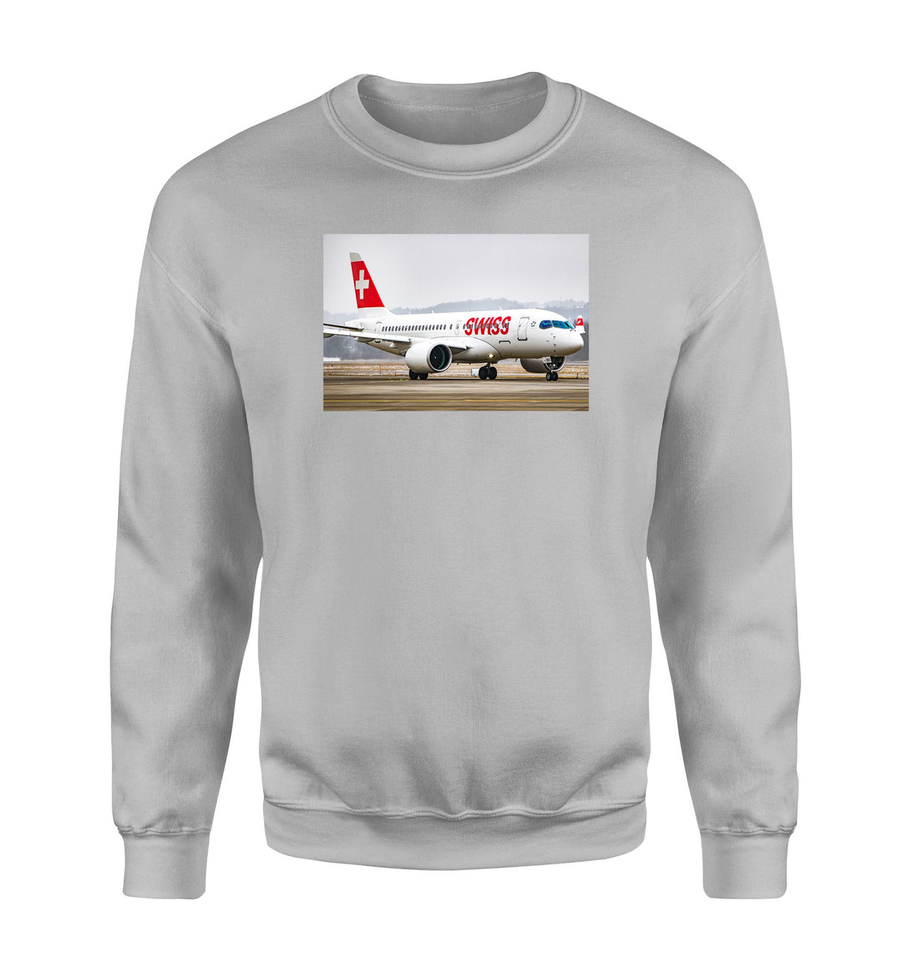 Swiss Airlines Bombardier CS100 Designed Sweatshirts