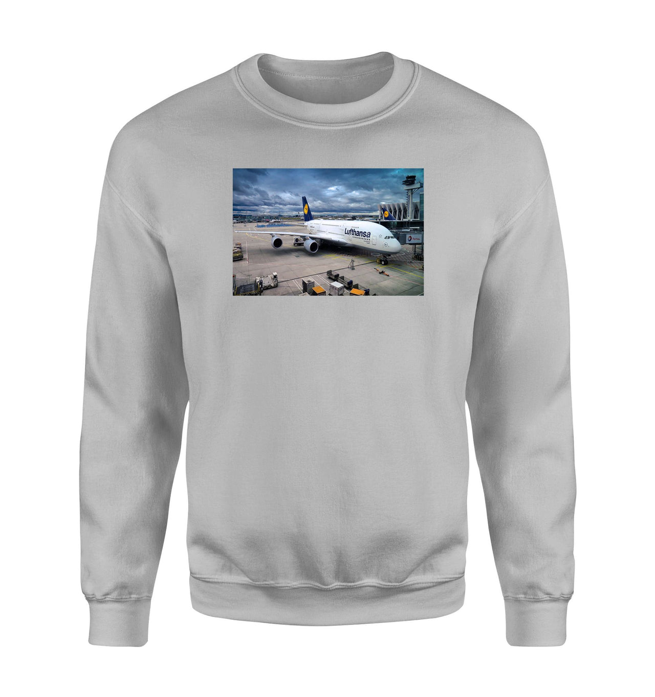 Lufthansa's A380 At The Gate Designed Sweatshirts