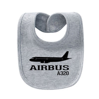 Thumbnail for Airbus A320 Printed Designed Baby Saliva & Feeding Towels