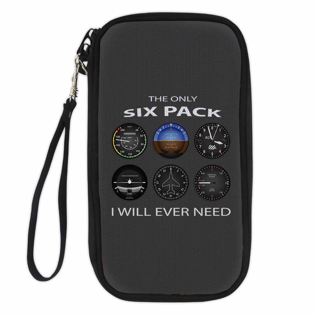 The Only Six Pack I Will Ever Need Designed Travel Cases & Wallets