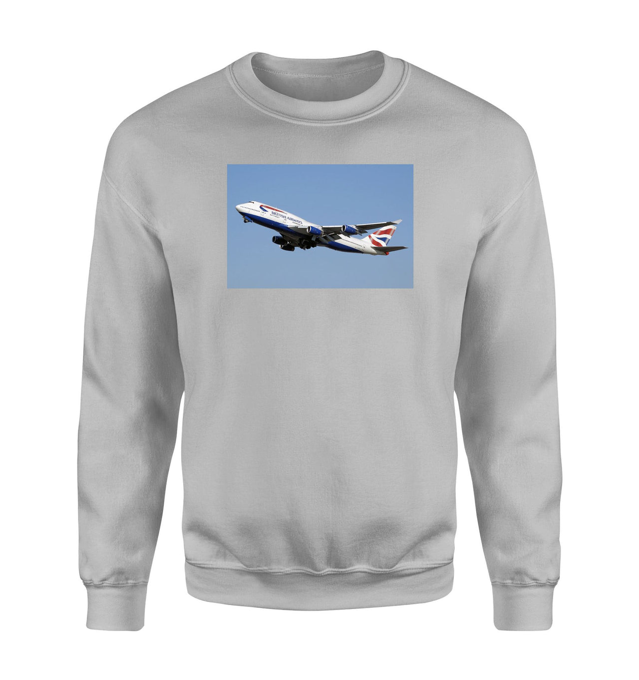 Departing British Airways Boeing 747 Designed Sweatshirts