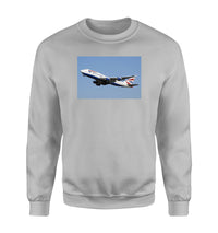 Thumbnail for Departing British Airways Boeing 747 Designed Sweatshirts