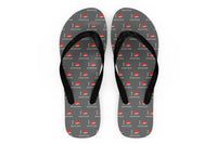Thumbnail for I Love Aviation Designed Slippers (Flip Flops)