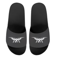 Thumbnail for Drone Silhouette Designed Sport Slippers