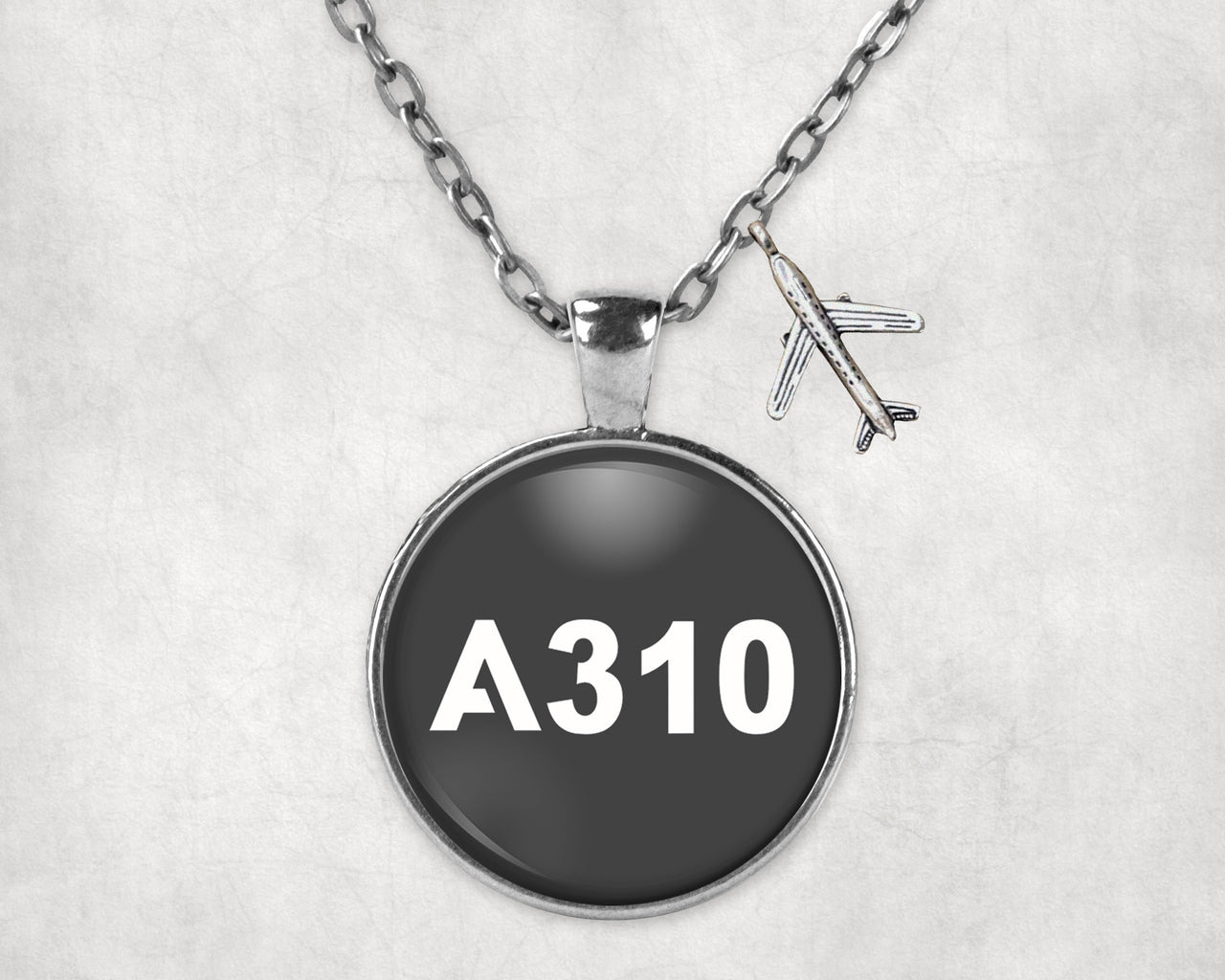 A310 Flat Text Designed Necklaces