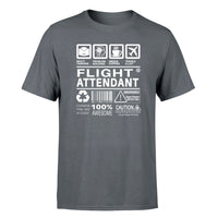 Thumbnail for Flight Attendant Label Designed T-Shirts