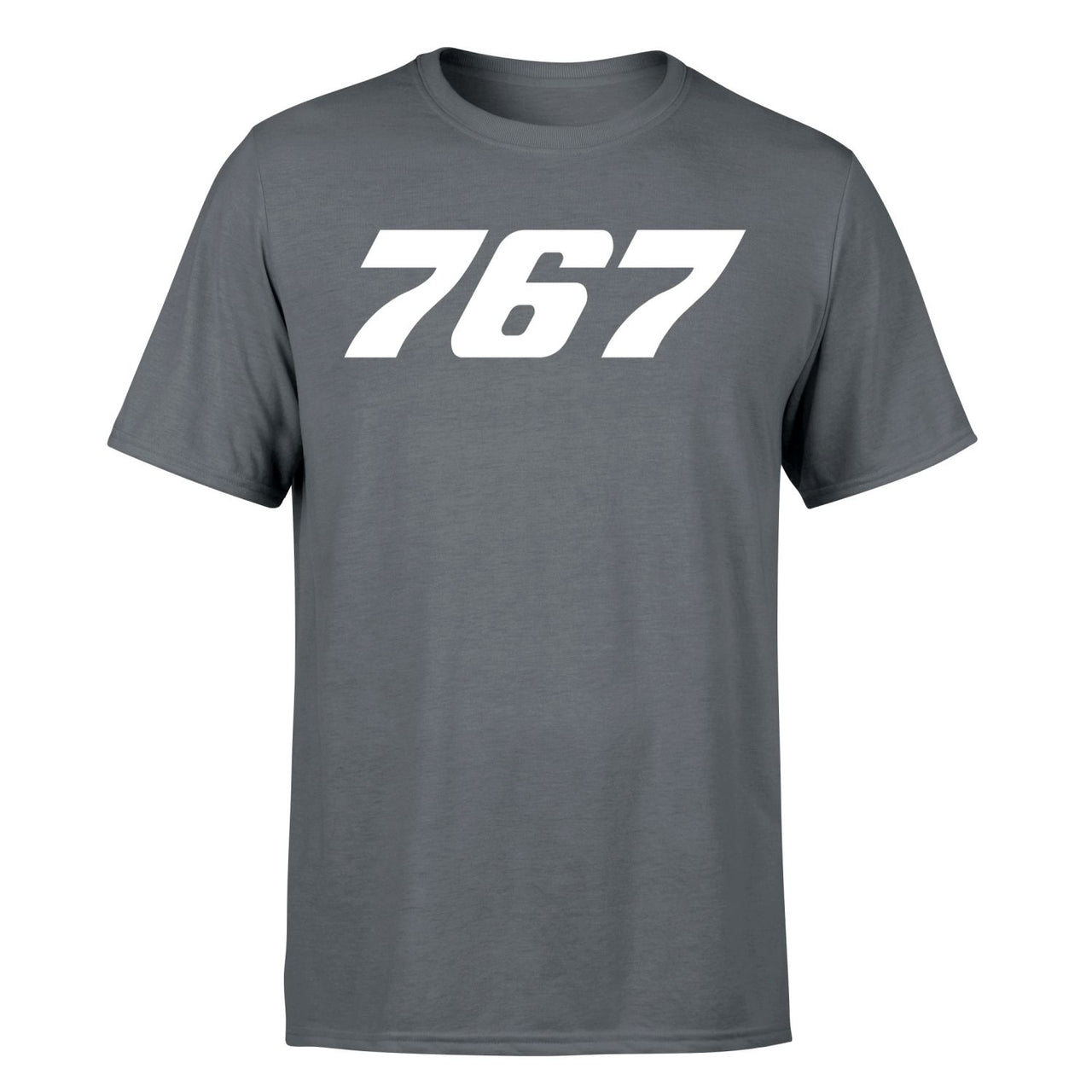 767 Flat Text Designed T-Shirts