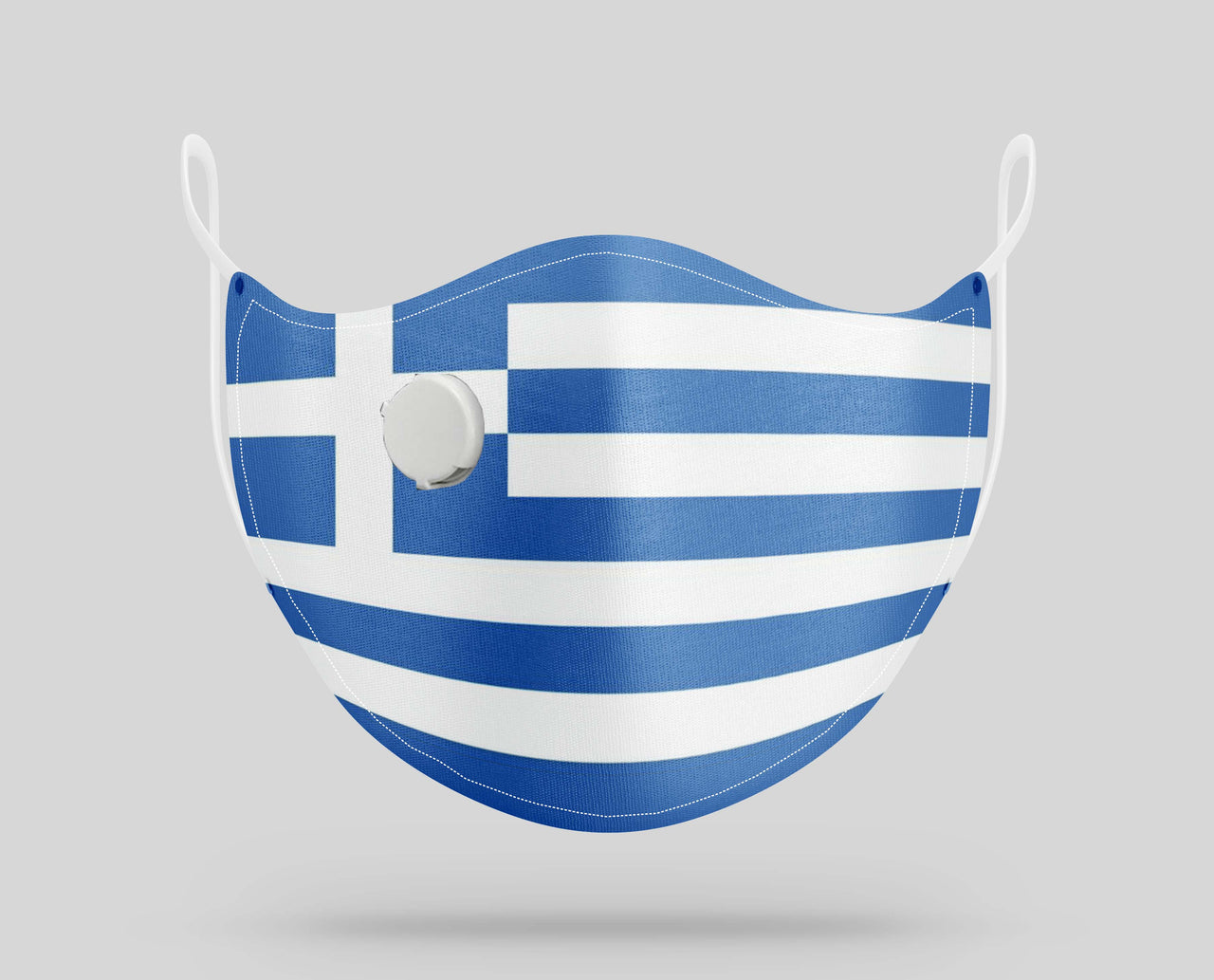 Greece Flag Designed Face Masks