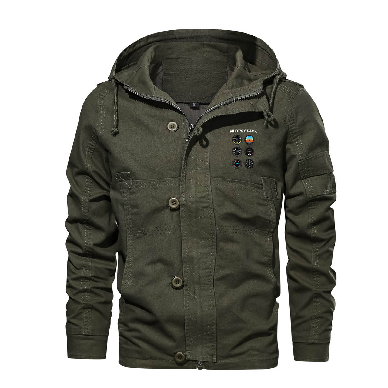 Pilot's 6 Pack Designed Cotton Jackets