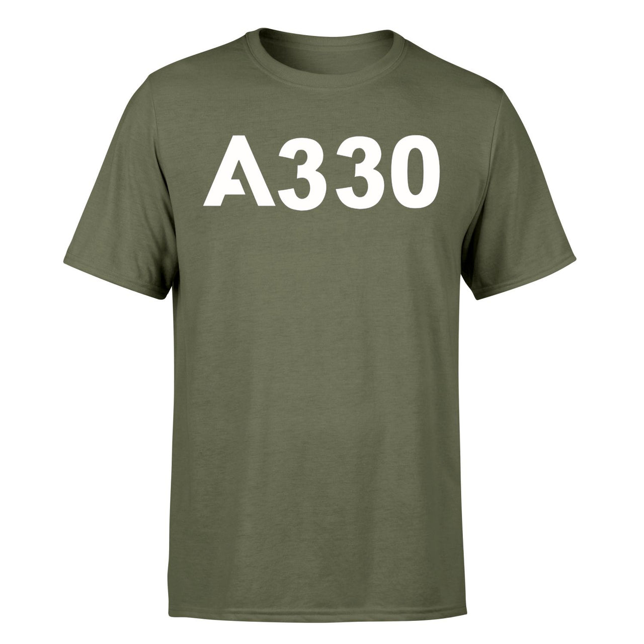 A330 Flat Text Designed T-Shirts