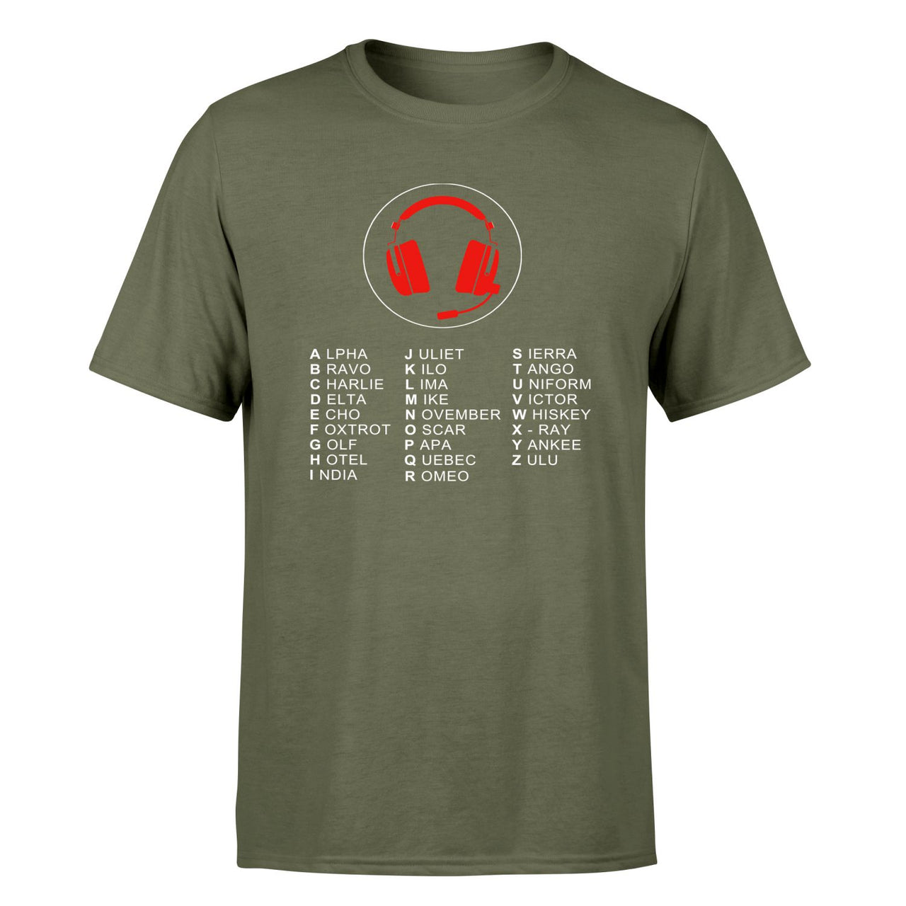 Aviation Alphabet 3 Designed T-Shirts