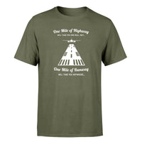 Thumbnail for One Mile of Runway Will Take you Anywhere Designed T-Shirts