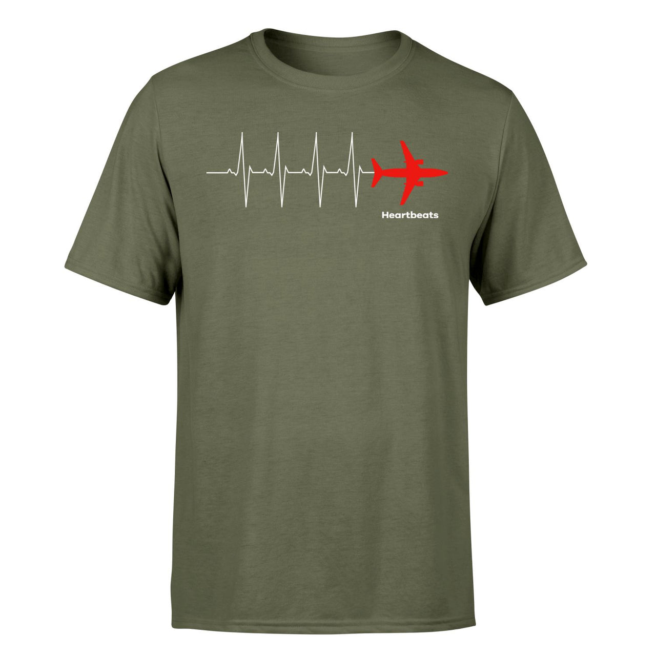 Aviation Heartbeats Designed T-Shirts