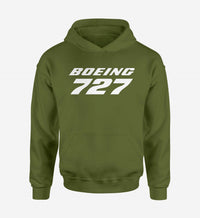 Thumbnail for Boeing 727 & Text Designed Hoodies