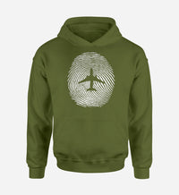 Thumbnail for Aviation Finger Print Designed Hoodies