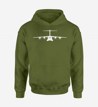 Thumbnail for Airbus A400M Silhouette Designed Hoodies