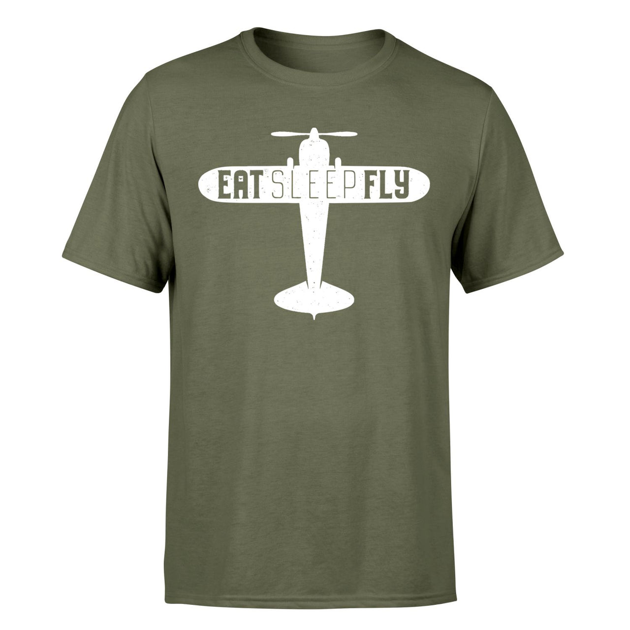 Eat Sleep Fly & Propeller Designed T-Shirts
