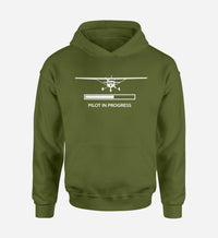Thumbnail for Pilot In Progress (Cessna) Designed Hoodies