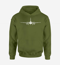 Thumbnail for Boeing 757 Silhouette Designed Hoodies