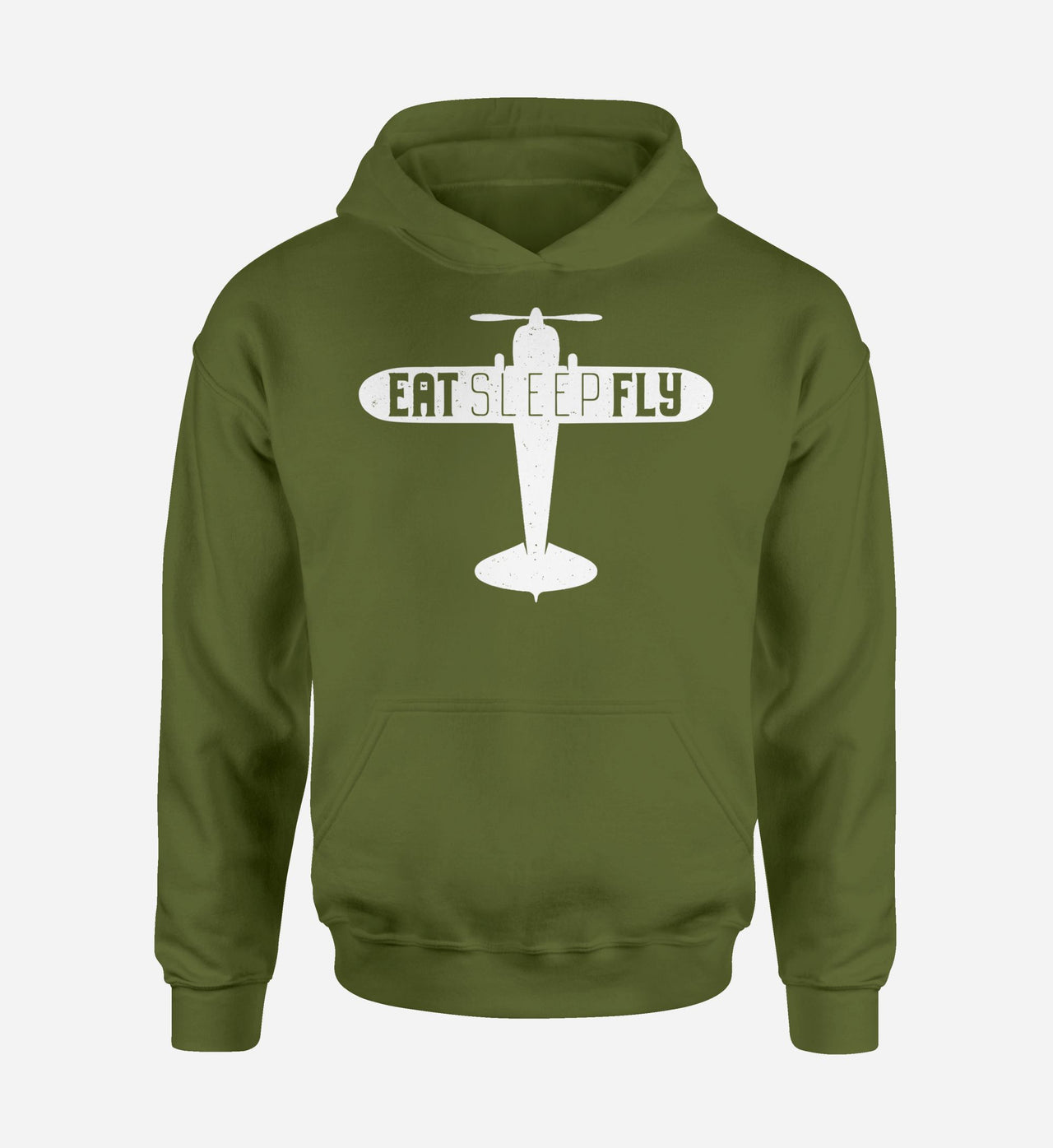 Eat Sleep Fly & Propeller Designed Hoodies