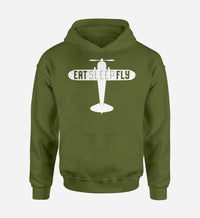 Thumbnail for Eat Sleep Fly & Propeller Designed Hoodies