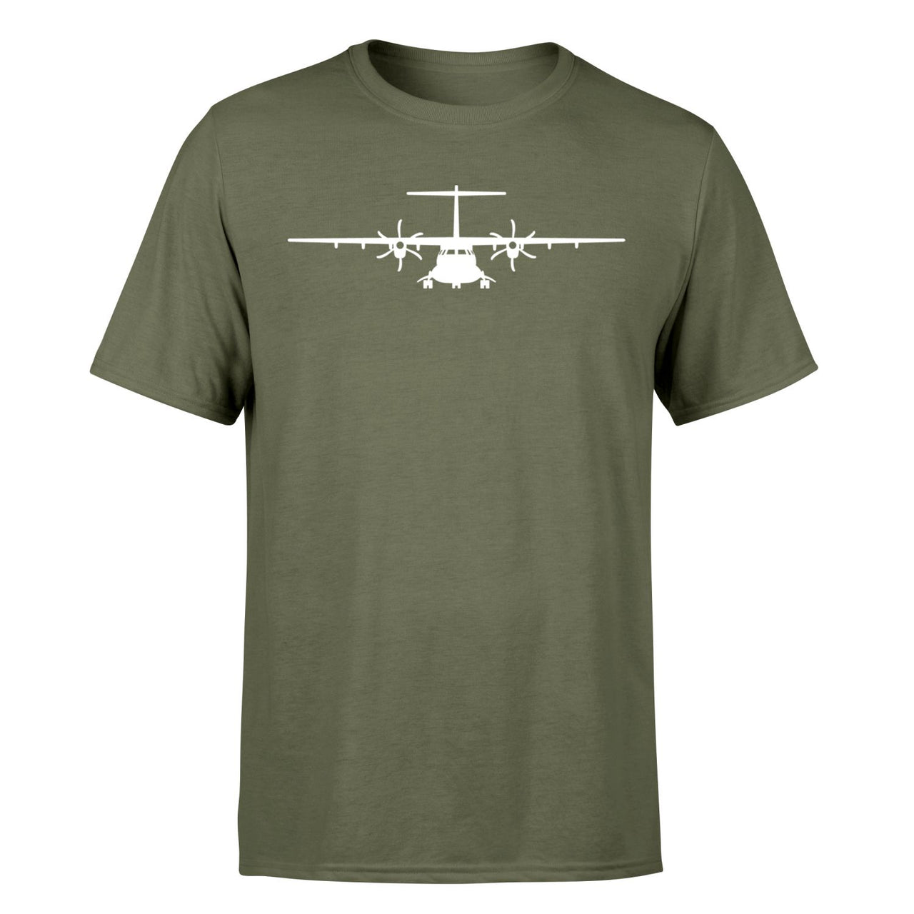ATR-72 Silhouette Designed T-Shirts