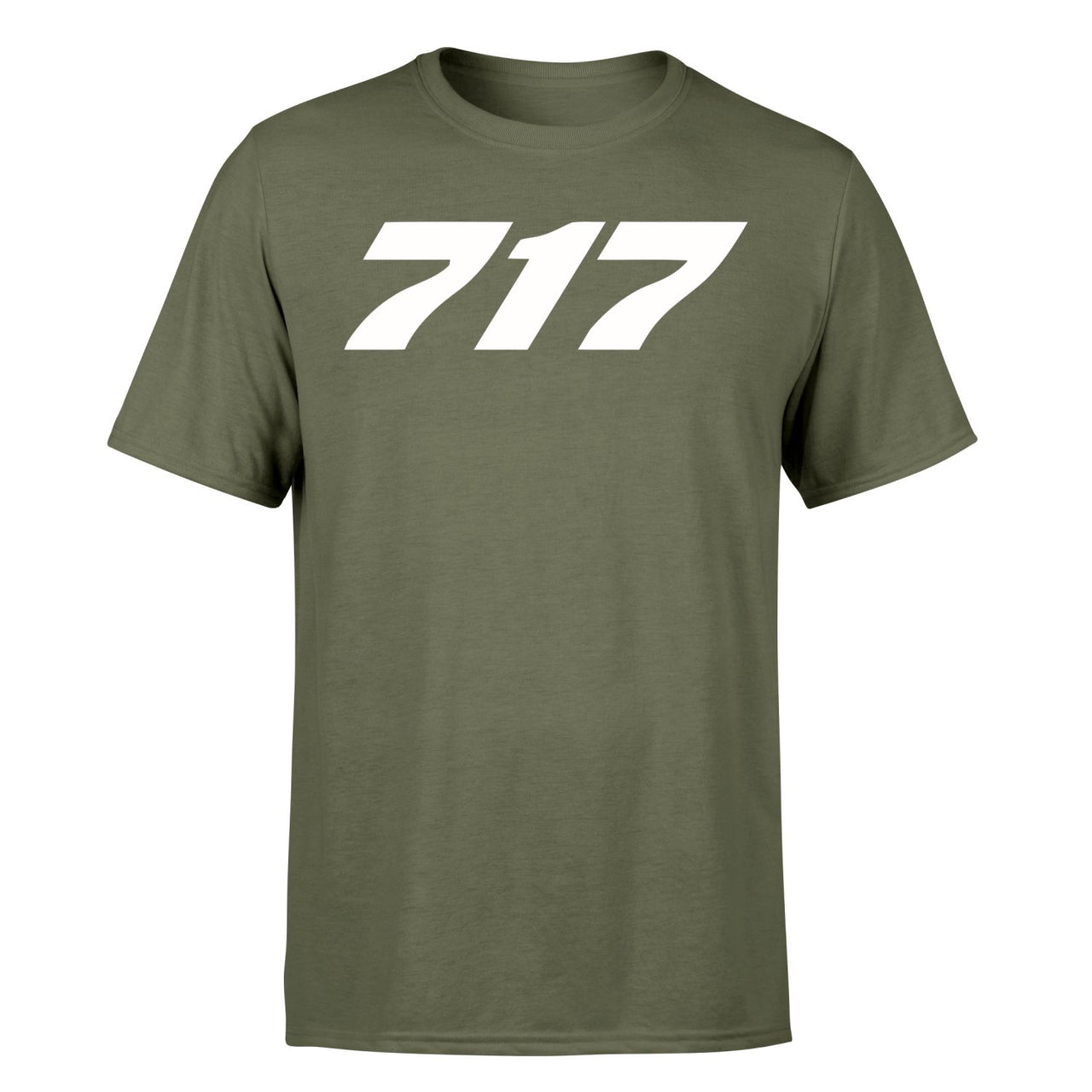 717 Flat Text Designed T-Shirts