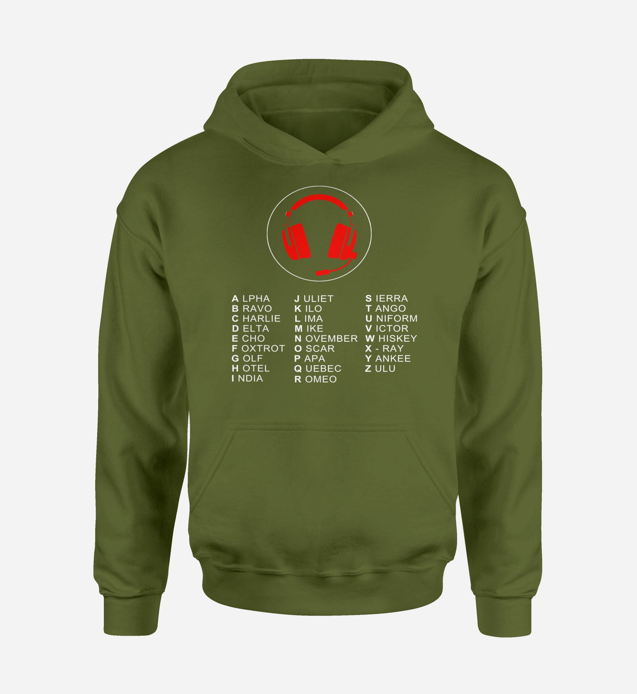 Aviation Alphabet 3 Designed Hoodies