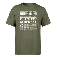 Thumbnail for Flight Attendant Label Designed T-Shirts