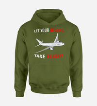 Thumbnail for Let Your Dreams Take Flight Designed Hoodies
