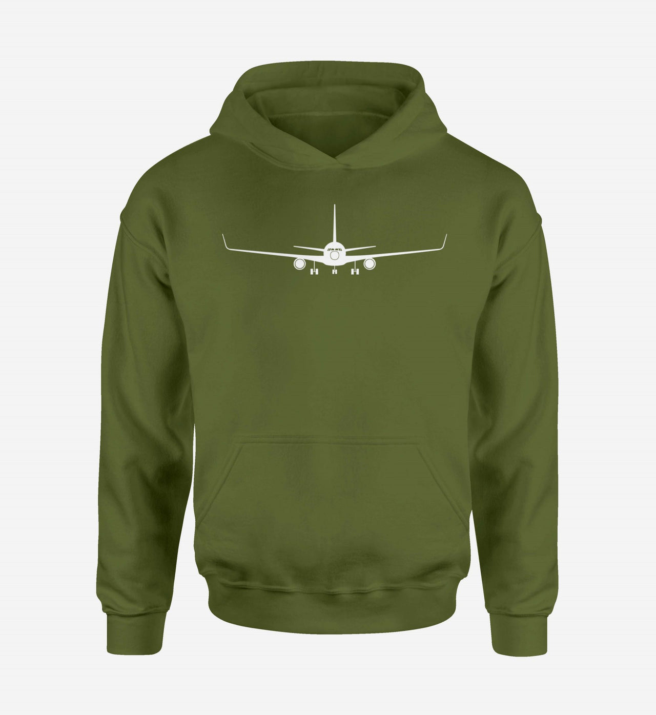 Boeing 767 Silhouette Designed Hoodies