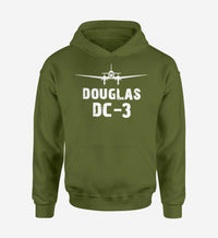 Thumbnail for Douglas DC-3 & Plane Designed Hoodies