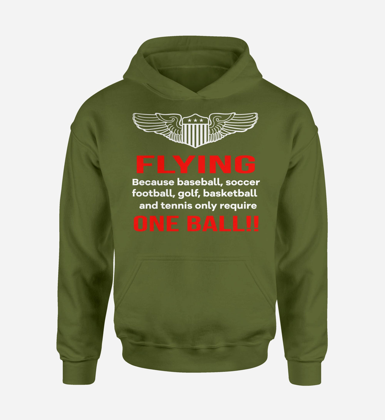 Flying One Ball Designed Hoodies