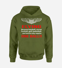 Thumbnail for Flying One Ball Designed Hoodies